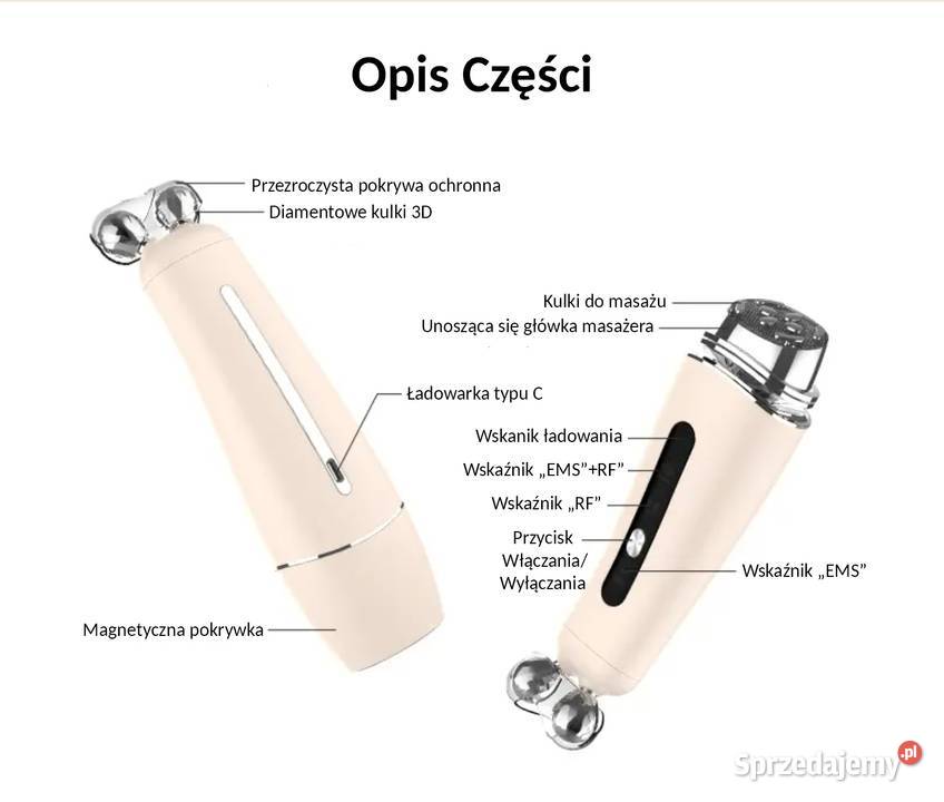 MEZOTERAPIA BEZIGŁOWA 6w1 LIFTING TWARZY RF EMS Urządzenia mazowieckie Siedlce sprzedam