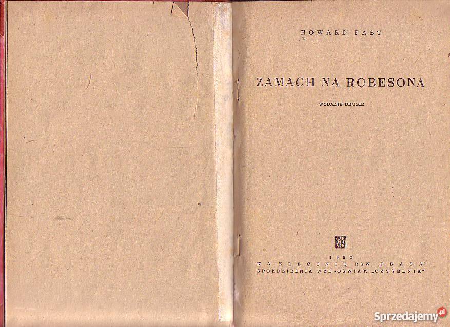 1012 ZAMACH NA ROBESONA HOWARD FAST Czyrna