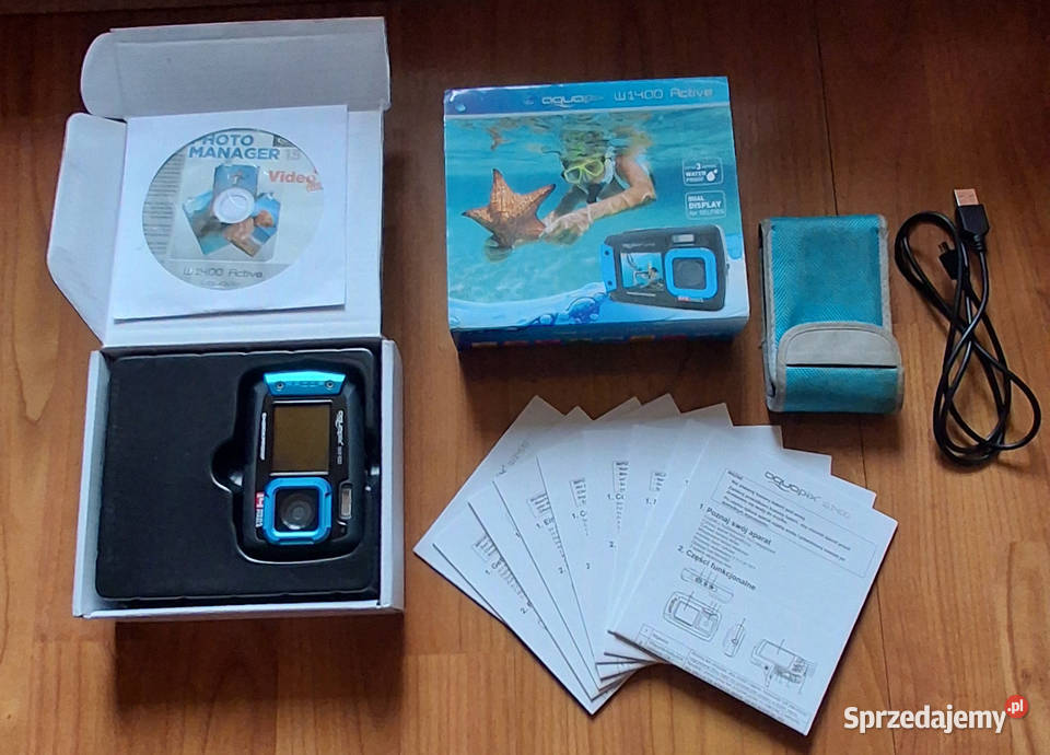 Aparat wodoodporny Easypix Aquapix W1400 Active Łódź