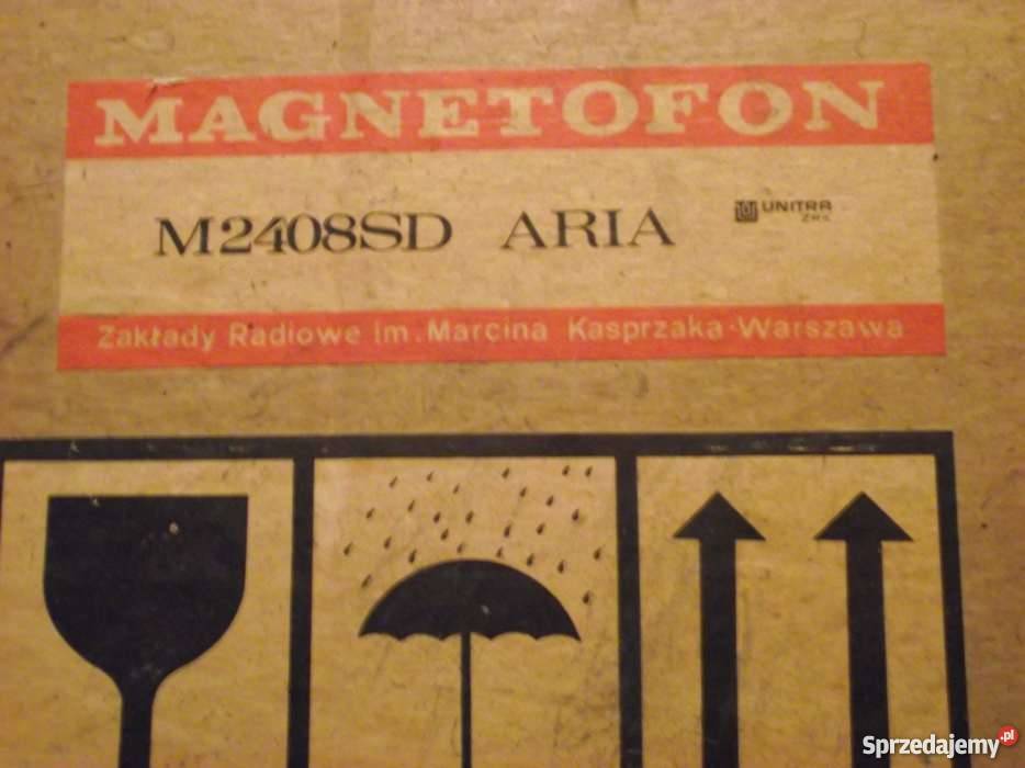 Nowy magnetofon szpulowy Aria Przemiarowo sprzedam