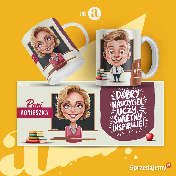 Szablony na Kubki Nauczycieli Projekty szkolne Kraków