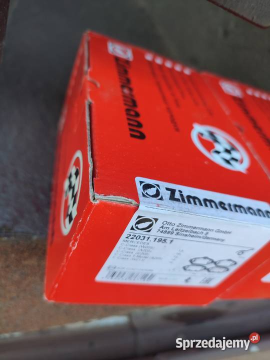 Klocki hamulcowe zimmermann 220311951 Garwolin