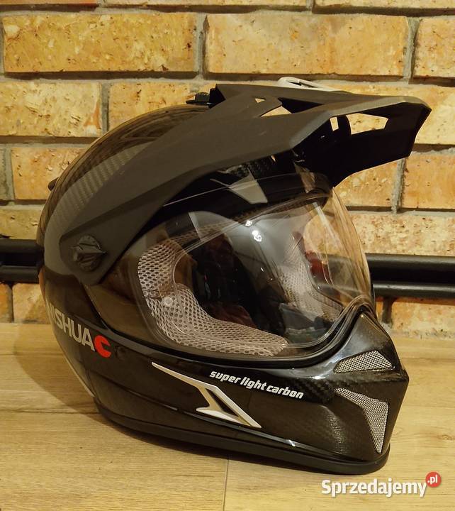 Kask Nischua Enduro carbon super light rozmiar M Ostrów Wielkopolski