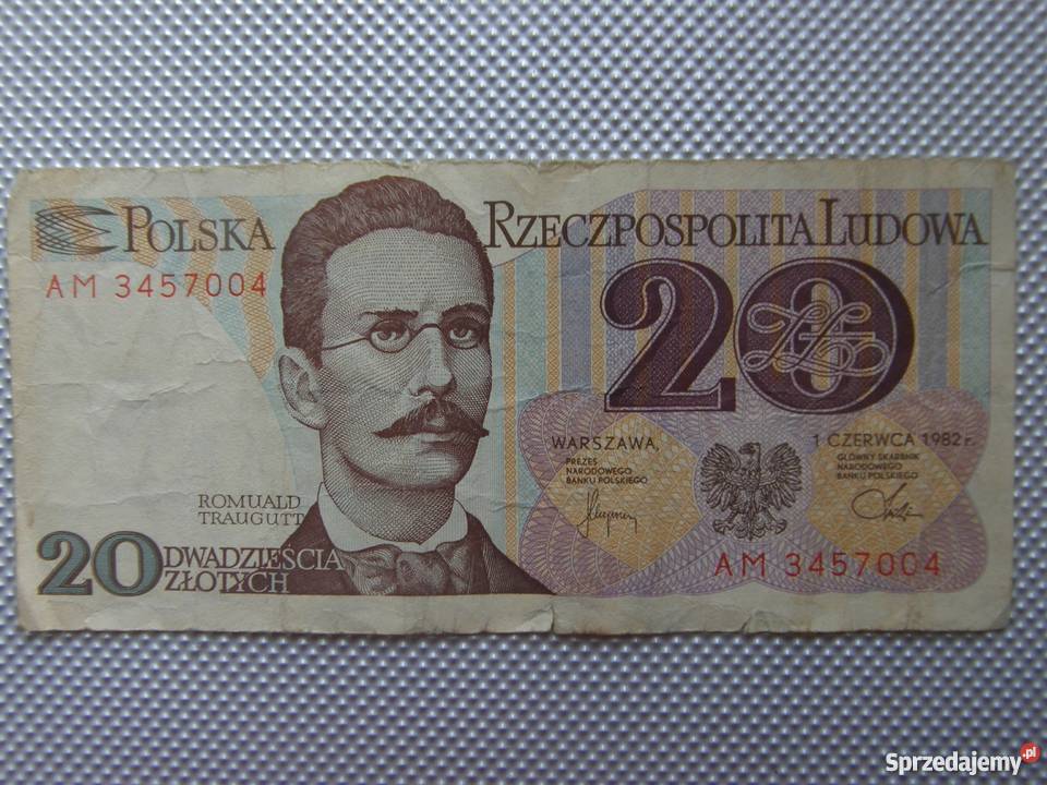 banknoty PRL i wojenne mazowieckie Warszawa