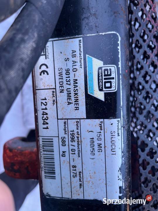 Wycinak szczękowy Quicke Silocut 150 szczęka 150 Myszyniec sprzedam