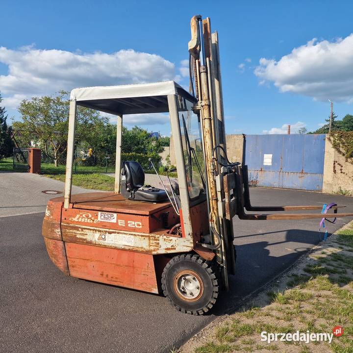 Wózek widłowy widlak Linde e20 elektryczny 2t Ruda