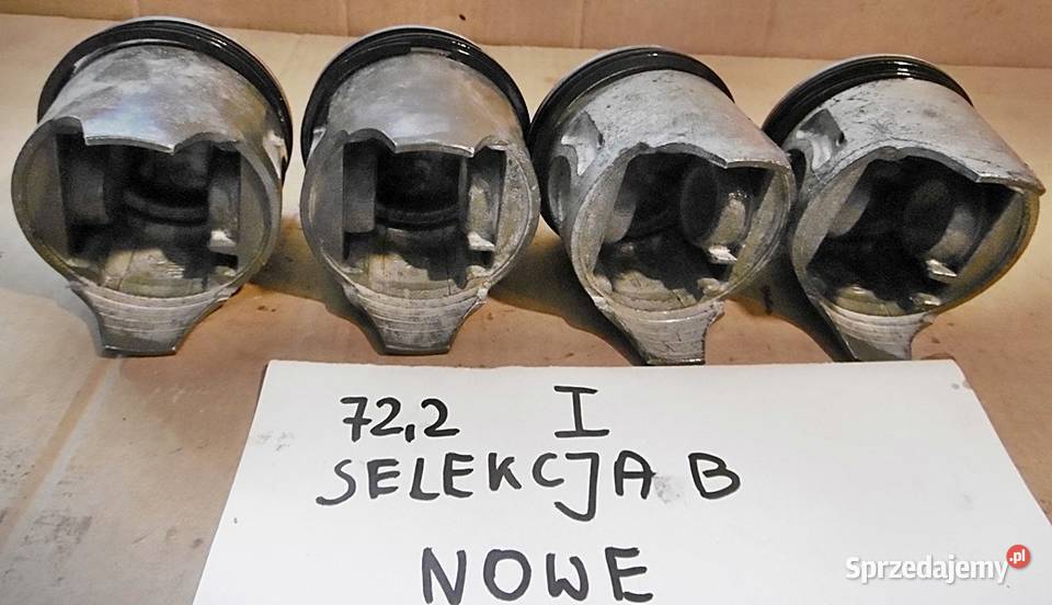 Tłoki silnika 116C selekcja B 722 Fiat 125 P Ostrów Wielkopolski