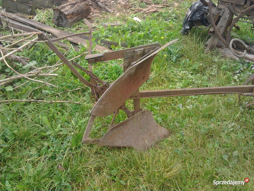 pług konny jednoskibowy obrotowy wyorywacz do bu Warlubie