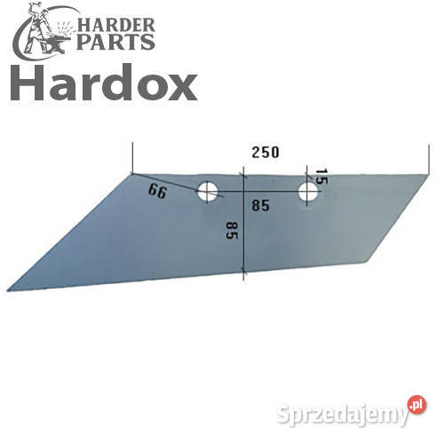 Lemiesz przedpłużka HARDOX 0351L części do pługa Suwałki sprzedam