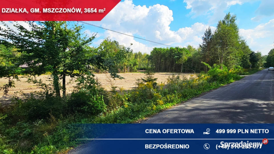 Teren usługowy S8 idealny pod magazyn warsztat asfalt