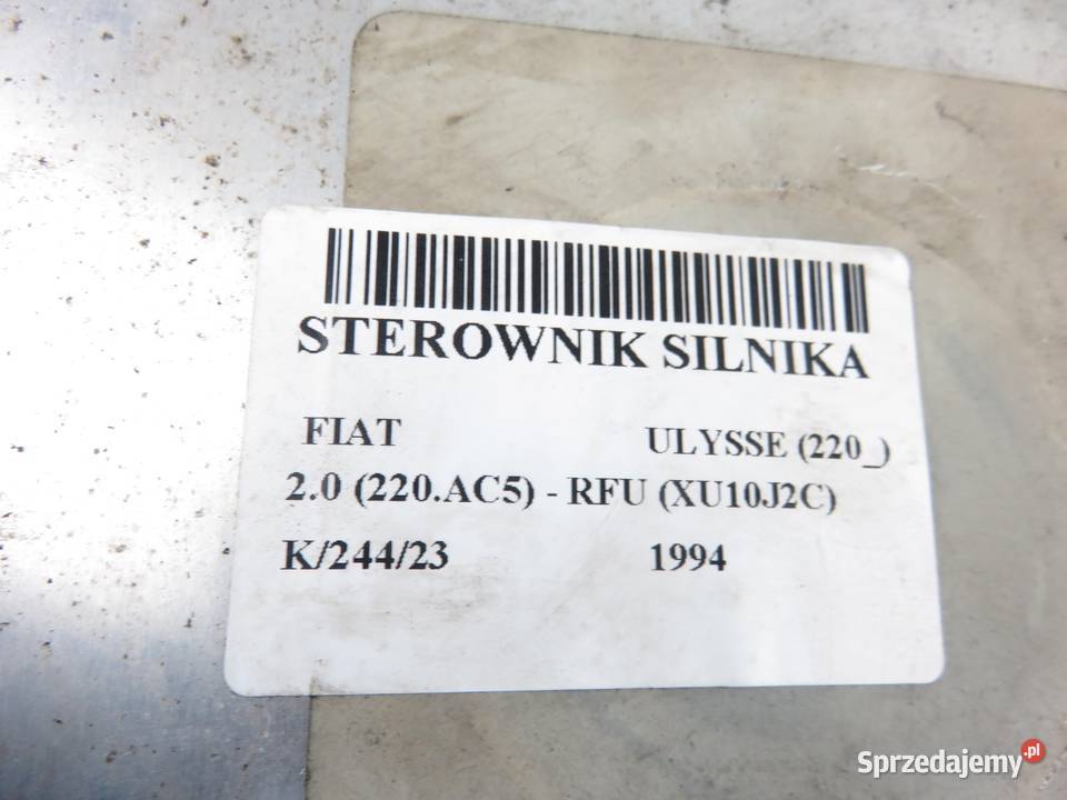 STEROWNIK FIAT ULYSSE 20 IAW8P22 9623038780
