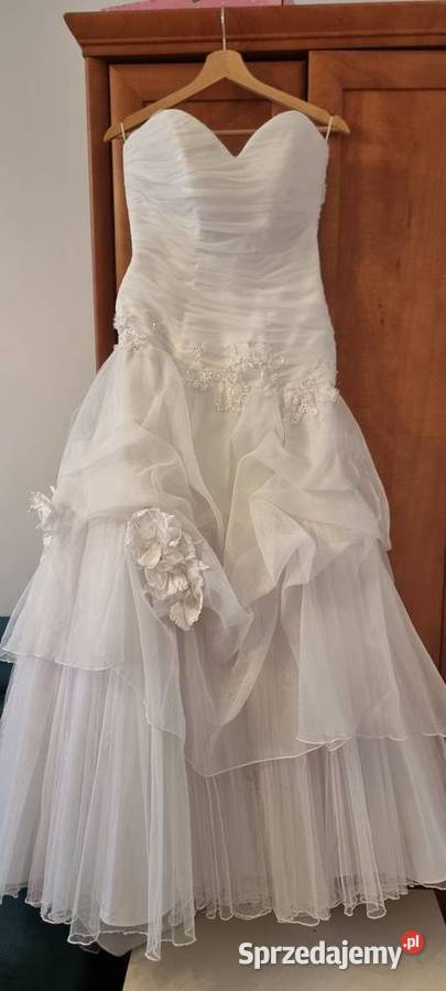 Sprzedam suknie ślubną rozmiar 3840 biały Białystok