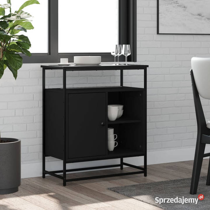Szafka czarna 69x35x80 materiał drewnopochodny Pozostałe Warszawa