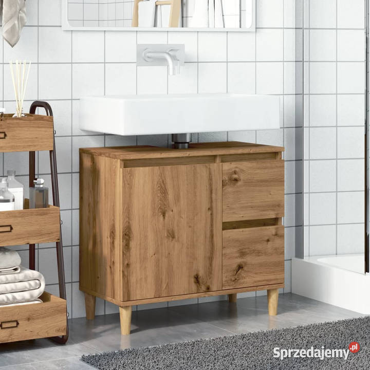Szafka pod umywalkę dąb artisan 65x33x60 Łazienkowe Warszawa