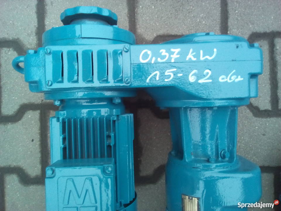 Motoreduktor 075 kW 66 obr 3faz Leszno sprzedam