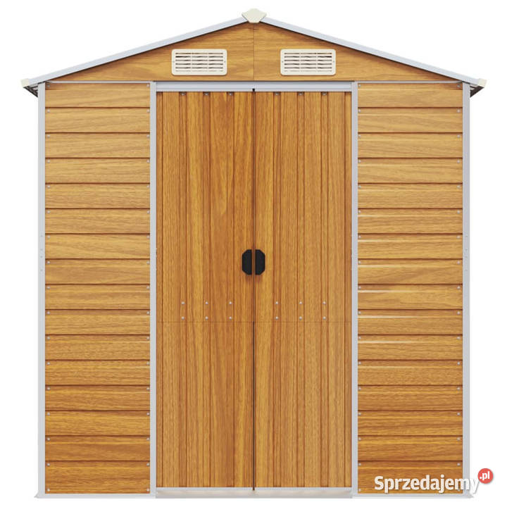 Szopa ogrodowa jasny brąz 191x895x198 stal