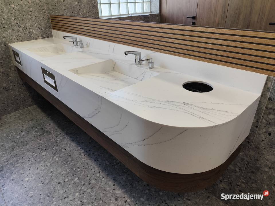 Umywalki na wymiar Corian HiMacs Grandex każdy