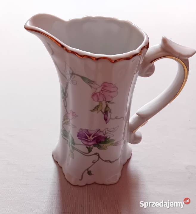 Secesyjny mlecznik porcelana śląska przełom XIX Koźminek