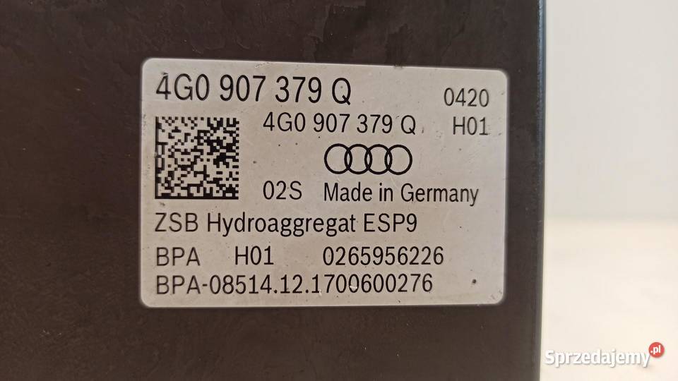AUDI A6 C7 POMPA ABS 4G0907379Q dolnośląskie