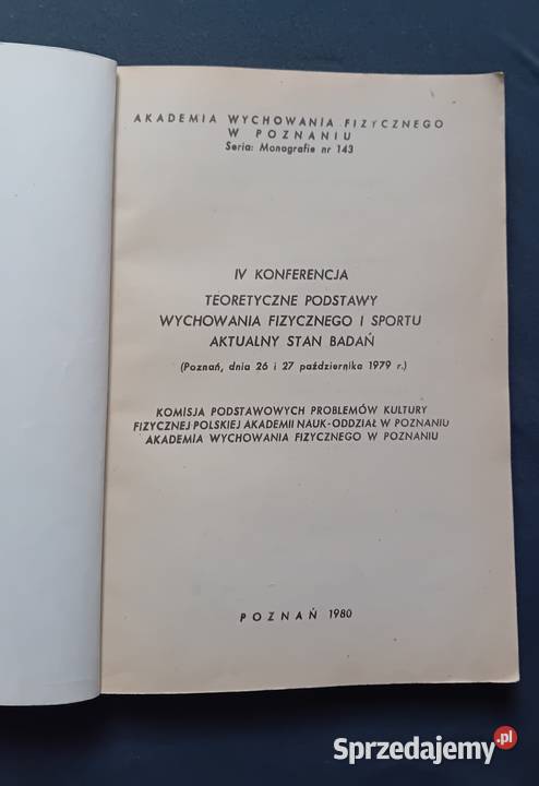 IV Konterencja Teoretyczne podstawy wych