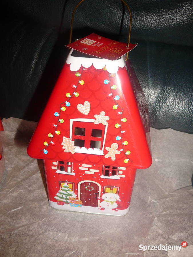 Puszka metalowa chatka z piernika do postawienia Wrocław