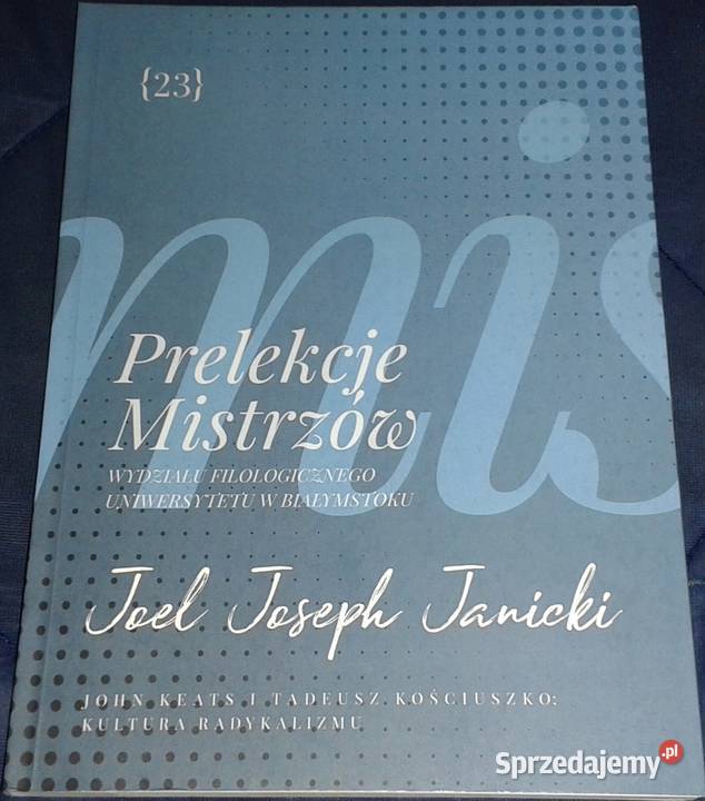 Prelekcje Mistrzów 23 Joel Joseph Janicki Chełm