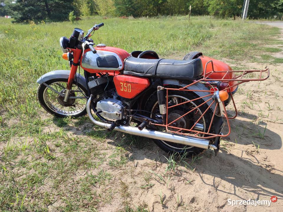 Jawa 634 z wózkiem velorex sajda panelka jawa iż Rok produkcji 1979 Jawa Ostrołęka