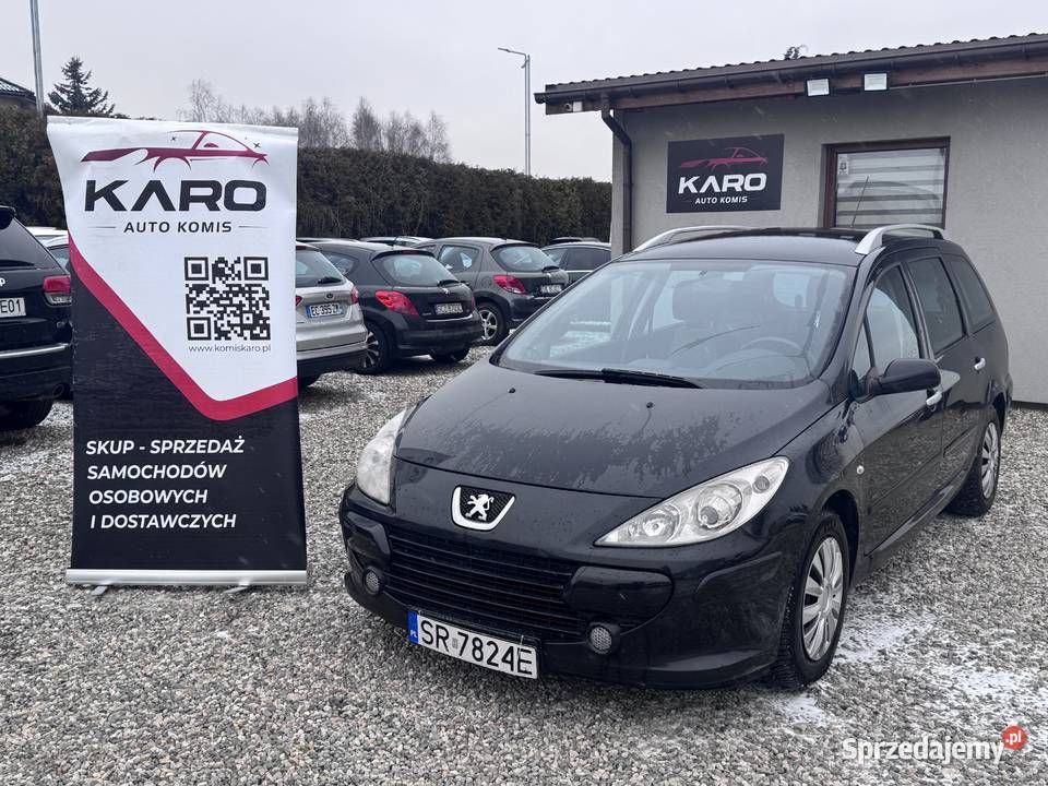 Peugeot 307 czarny Paniówki