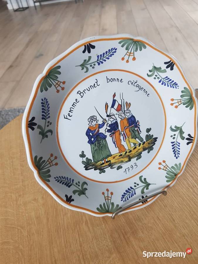 Talerz ozdobny Ceramika i szkło Dom i Ogród Wola Podłężna