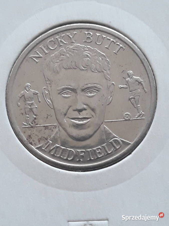 Żeton Anglia Piłkarz Nicky Butt 1998 r Konin sprzedam