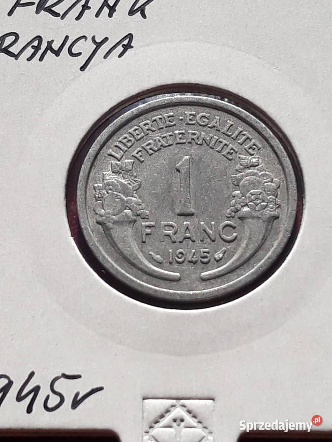 1 Frank Francja 1945 r Konin sprzedam