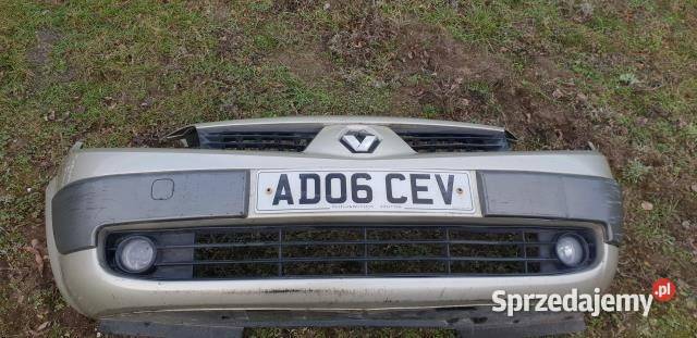 RENAULT SCENIC ZDERZAK PRZEDNI PRZÓD HALOGENY Pasy przednie i tylne Zbierkowo