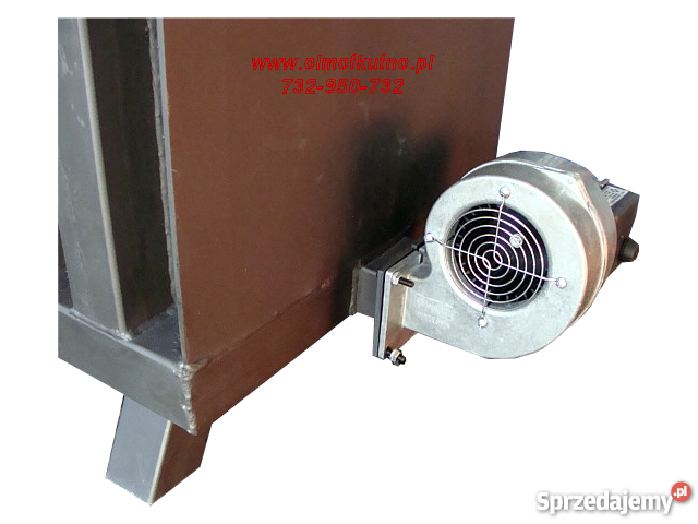 Piec nadmuchowy 15 KW z szamotem jedyn wzór w węgiel