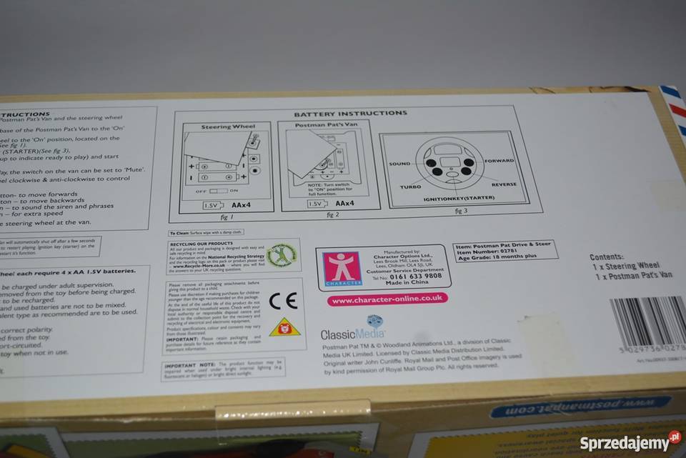Samochód sterowany RC Listonasz Pat poczta auto Rewal sprzedam