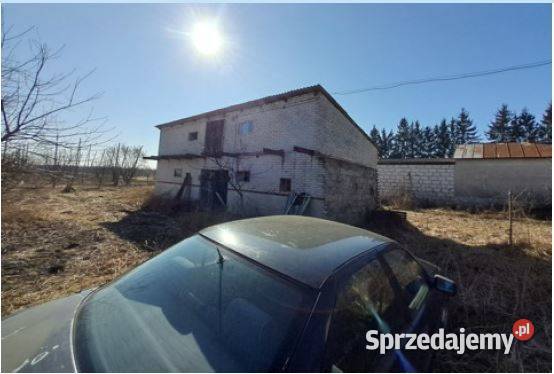 Syndyk sprzeda działkę zabudowaną dospodarstwem 2142m2 Zakrzów sprzedam