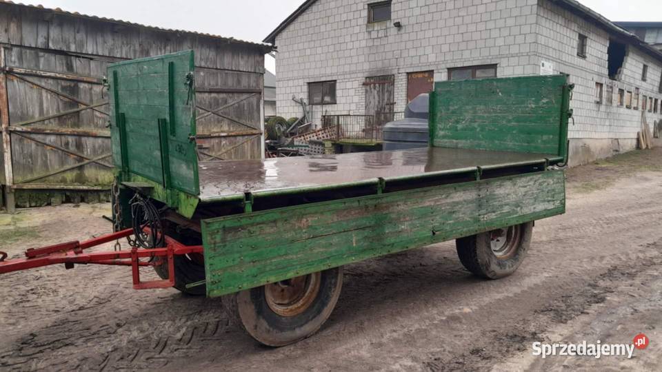 przyczepa dwuosiowa 6 ton nieuszkodzony Firlej
