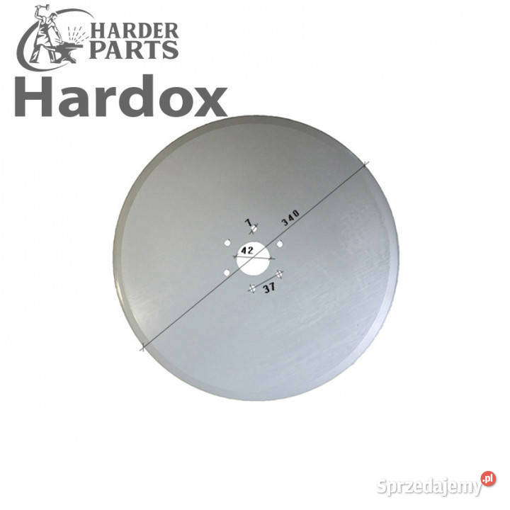 Redlica tarczowa HARDOX 5500 części do siewnika KRAUSE