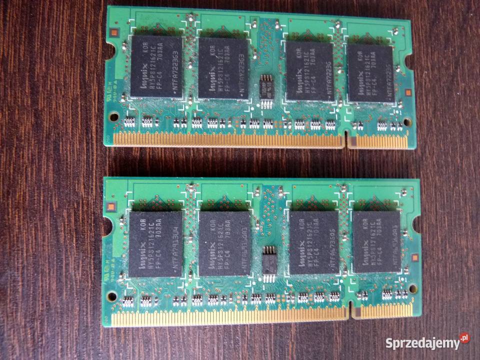 Pamięć Hynix 512mb 2rx16 pc24200s44412 Wrocław sprzedam