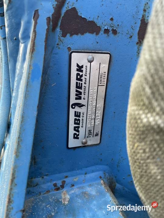 Pług Rabe werk 4 skibowy Vario Liniowanie Lisowice