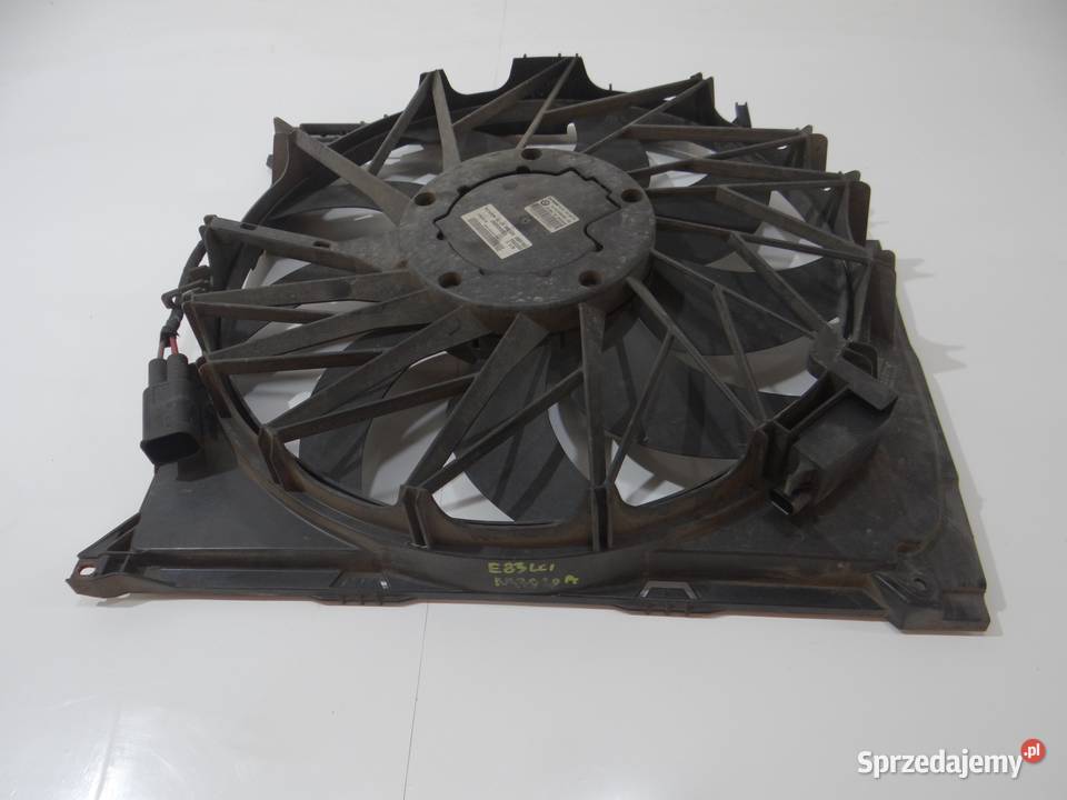 WENTYLATOR CHŁODNICY BMW X3 E83 LCI N47D20C lubelskie Strzyżewice sprzedam