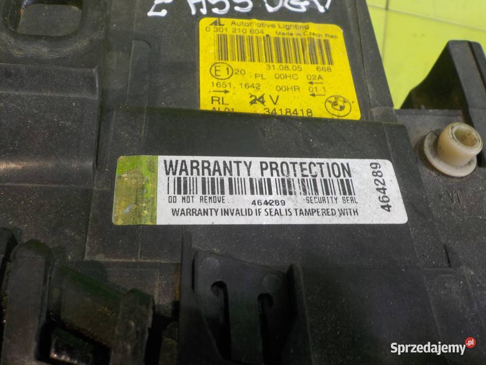 BMW X3 E83 25 B 05r lampa prawa przod 0301210604 Suków