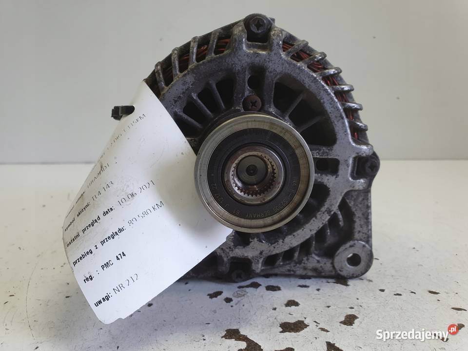 ALTERNATOR Nissan Juke I F15 lift 12 DiGT Układ elektryczny silnika lubelskie