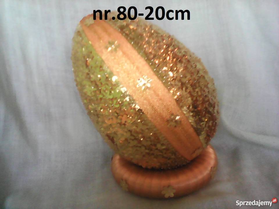 jajko pisanka Wielkanoc cekiny kwiatki ozdoba Dekoracje i ozdoby Sierpc