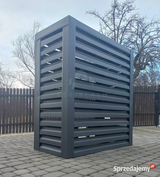 Osłona pompy ciepła 110x50x150 antracyt NB261 Klimatyzatory świętokrzyskie Busko-Zdrój