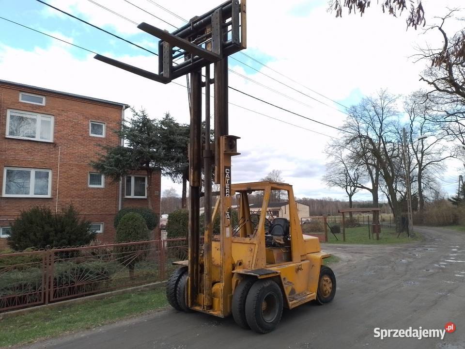 Wózek widłowy cat v140 65 tony udźwigu Import łódzkie Zgierz