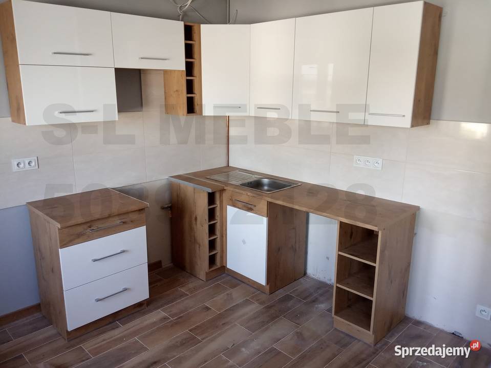 Meble kuchenne VIGO GRAFIT SZCZOTKOWANY BIAŁY Wrocław