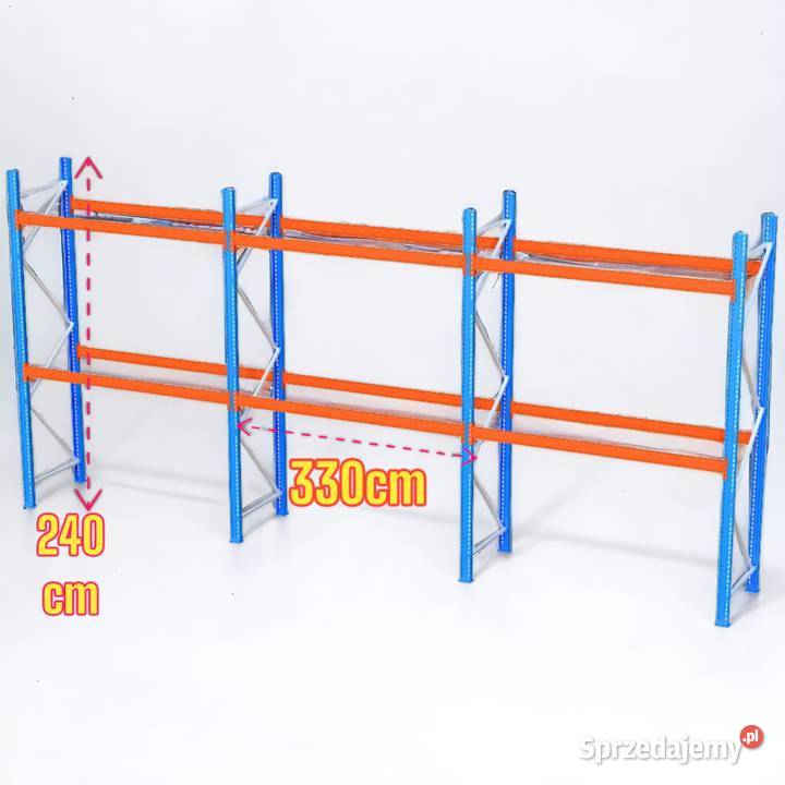 Regały magazynowe paletowe regał wysokiego Magazynowanie Wieluń