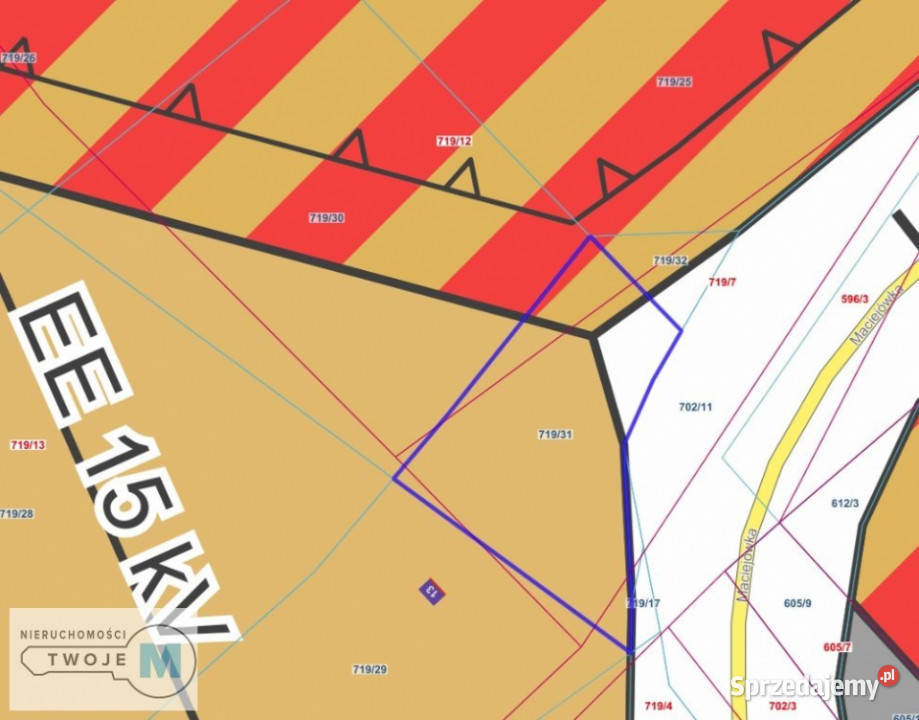 Sprzedaż gruntu 689m2 Miedziana Góra