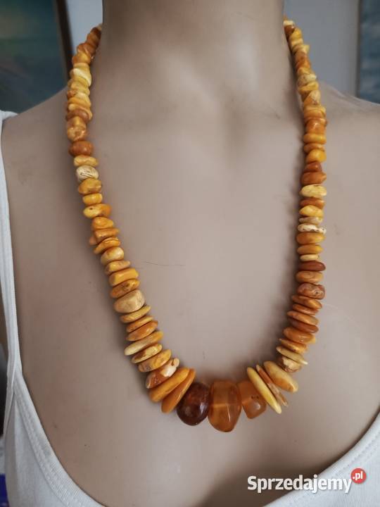 Naszyjnik Bursztyn Vintage Białystok
