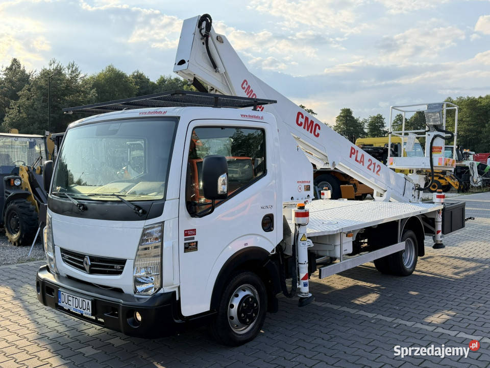 Renault Maxity Podnośnik Koszowy 21m CMC PLA 212 specjalny świętokrzyskie Widełki